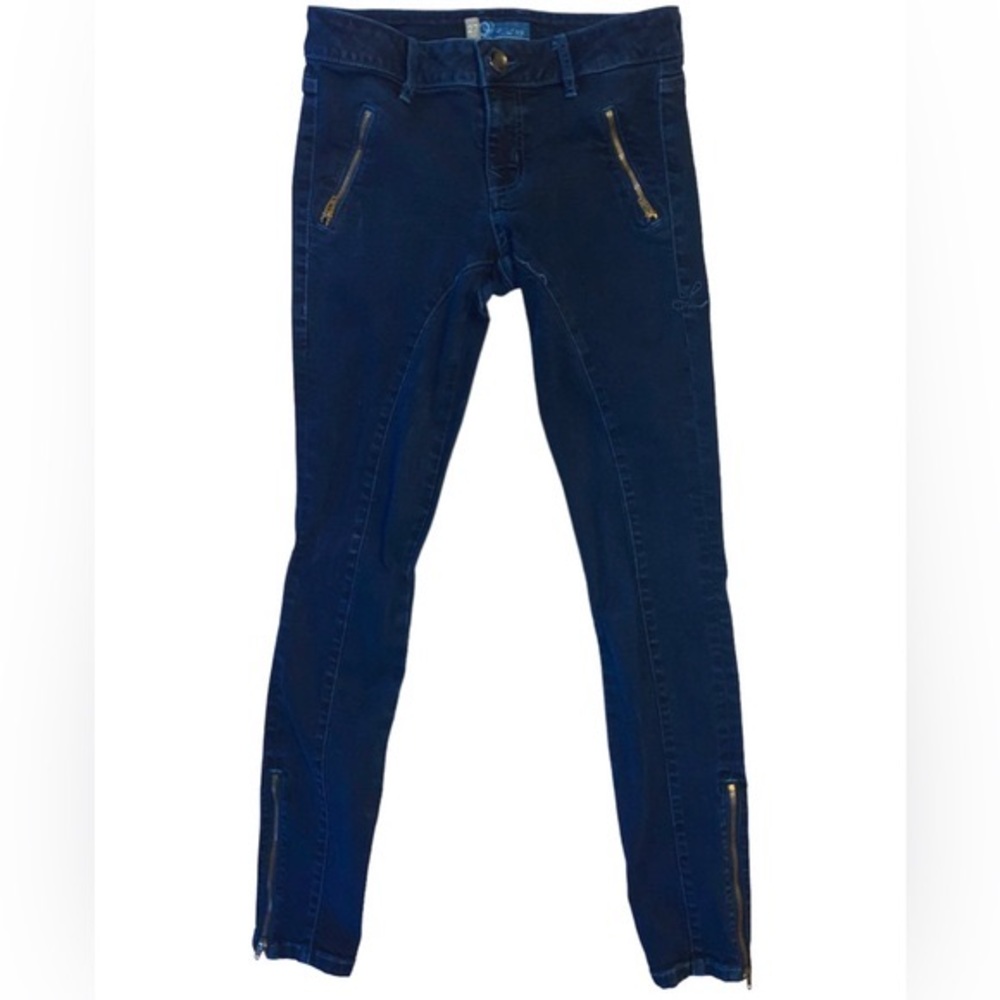 Level 99/ Anthropologie- Ankle Zip Skinny Jeans